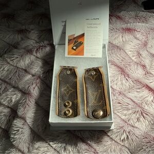 Louis Vuitton Brown and Gold Watch Straps